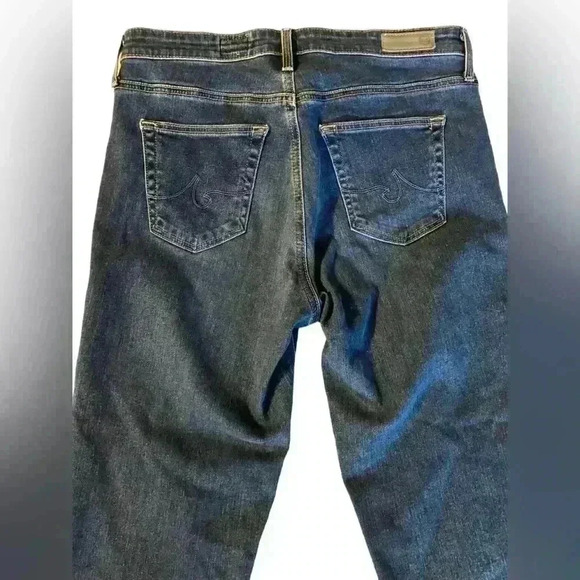 AG Adriano Goldschmied The Mid Rise Stevie Capri Petite Blue - Picture 7 of 10